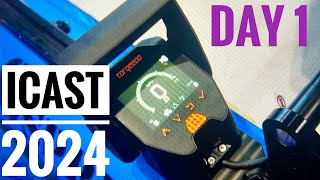 ICAST 2024 Day 1 Torqeedo Z Man Daiwa Bonafide Nishine Gear Keeper Tek Hub [upl. by Anyel872]