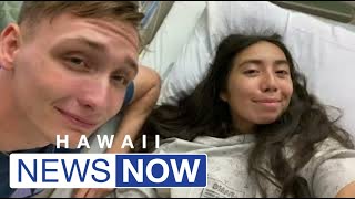 Hawaii marine uncertain if she will walk again after hitandrun crash on H3 [upl. by Orimlede]