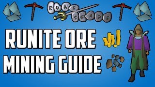 Old School RuneScape Indepth Runite Ore Mining Guide [upl. by Erastatus]