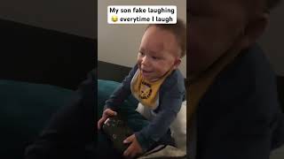 My son fake laughin is hilarious babyboy shortsfeed shorts httpswwwbidiboocomvotedmonte [upl. by Lucie]