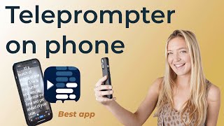 How to use a teleprompter amp record on your phone [upl. by Ari]