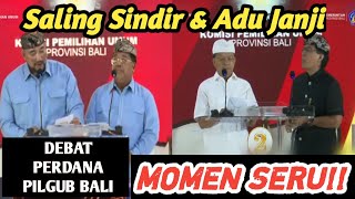 MOMEN SERU Debat Perdana Pilgub Bali 2024 Koster Giri vs Mulya Pas [upl. by Cherrita]