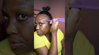 Easy 5 minutes HighBun  Edges Natural hair Tutorial highbun highponytail hairtutorial edges [upl. by Nivan]