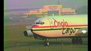 Prestwick Airport plane spotting Anglo Cargo 707 [upl. by Labinnah578]