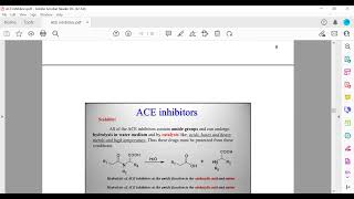 Medicinal Chemistry of ACE inhibitors [upl. by Richmound]