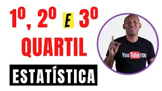 1º 2º e 3º QUARTIL ✅ INTRODUÇÃO À ESTATÍSTICA [upl. by Mayhs555]