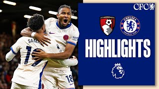 SUPER SUB NKUNKU SCORES WINNER  Bournemouth 01 Chelsea  HIGHLIGHTS  Premier League 202425 [upl. by Dlaregztif]