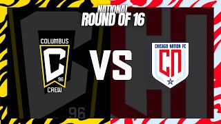 Columbus Crew Academy vs Chicago Nation FC  National Round of 16  2023 Fall Season [upl. by Nils816]