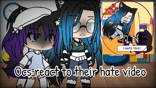 Evelyn and Elisa react to their hate video’s  Gacha life [upl. by Llertac]