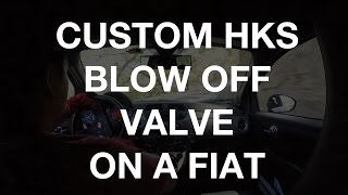 HKS BOV on a Fiat 500 Abarth [upl. by Cornel423]