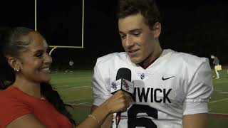 Postgame Interview with Fenwicks Andrew Bjorson [upl. by Nasas]