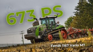 673 PS  4K  NEW Fendt 1167 Vario MT  LG Oppurg  Bodenbearbeitung [upl. by Cigam]