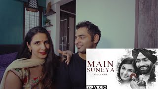 Ammy Virk Main Suneya Reaction Feat Simran Hundal Rohaan SunnyV Raj Navjit B  Bhushan Kumar [upl. by Teiluj]