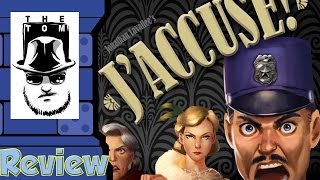 JAccuse Review  with Tom Vasel [upl. by Enimassej]