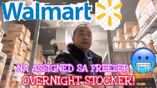 MY EXPERIENCE WORKING AS OVERNIGHT STOCKER WALMART FREEZER EDITION walmart stockerovernight [upl. by Salb]