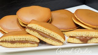 RECETA DE DORAYAKI  PANQUEQUE JAPONÉS RECETA FÁCIL Y RÁPIDA [upl. by Emlen]