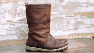 How to clean your Dubarry Sailing Boots [upl. by Goulden]