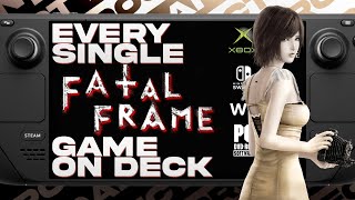 Reviewing Every FATAL FRAME Game on Steam Deck [upl. by Mickelson]