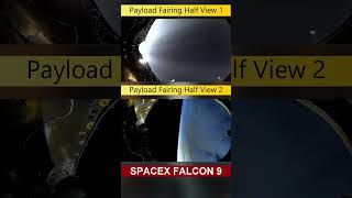 COOL SpaceX Falcon 9 Fairing Separation shorts spacex [upl. by Odom872]