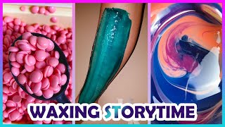 Satisfying Waxing Storytime ✨😲 Tiktok Compilation 43 Creepy stories [upl. by Benil671]