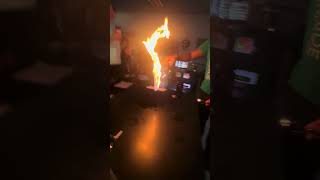 Flammability in my science class [upl. by Nytsua]