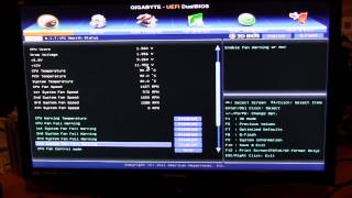 Gigabyte UEFI BIOS Overview Z77XUD4H [upl. by Ecyor]