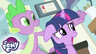 My Little Pony en français 🦄 L’anniversaire de Spike  La magie de lamitié  Épisode Complet [upl. by Yelekreb957]