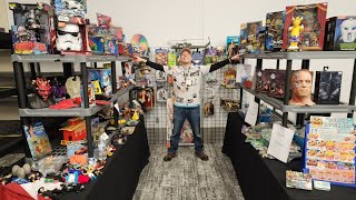 My 1st BOOTH at a COMIC Con  Toy Show  MUSKECON Tour Walkthrough  I buy amp sell Toys [upl. by Lainey]