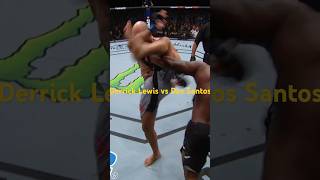 Derrick Lewis vs Dos Santos shorts ufc [upl. by Yatnuhs535]