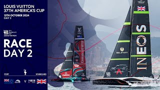 Louis Vuitton 37th Americas Cup  Day 2  LIVE [upl. by Annazor275]