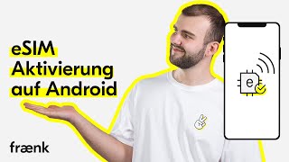 eSIM aktivieren auf Android  fraenk App [upl. by Ezara87]