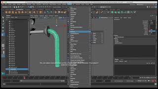 Maya Deformers  Bend amp Sine  Pouring a Liquid Cartoonish Effect [upl. by Hanan]