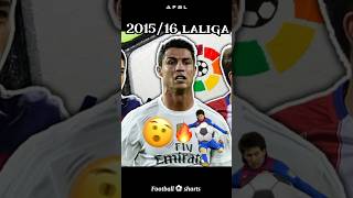 201516 laliga out of world 🌎 ☠️🔥 footballshorts football messi ronaldo  neymar [upl. by Slavic]