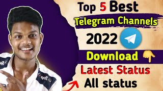 Best telegram channel for Status Download 2022  Technical better [upl. by Falzetta759]