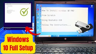 The Ultimate Guide To Installing Windows 10 From Scratch Using A Usb Drive [upl. by Hcra119]