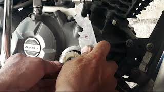 How to Change oil Your Rouser 125 [upl. by Marylynne]