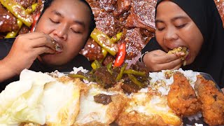 DAGING KORBAN MASAK KICAP TAPI KENAPA ADA AYAM❓❗ mukbang malaysia [upl. by Adolf]