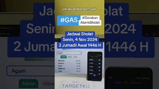 Jadwal Sholat Agam Sumbar Senin 4 November 2024 2 Jumadil Awal 1446 Hfyp trend adzan [upl. by Oly]