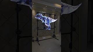 3D hologram fan video wall solution3D holographic dinosaur [upl. by Mcmullan]