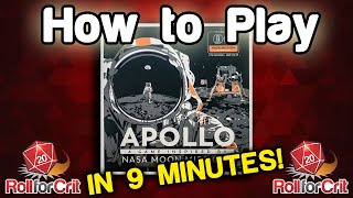 How to Play Apollo A Game Inspired by NASA Moon Missions [upl. by Hoisch]