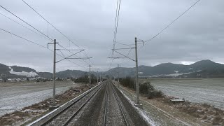 Cabview 4K Siemens Vectron 383 1062 IC 44 Košice  BratislavaPetržalka  sound  16012024 [upl. by Melli930]