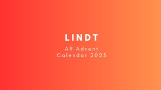 Lindt AR Advent Calendar 2023 4K 🍫🧸 [upl. by Nichol493]