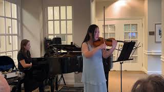 Tomaso Antonio Vitali quotChaconnequot Dr Hyejin Kim violin and Joy Mentzel piano [upl. by Wilow]