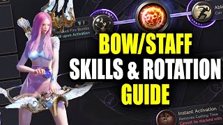 BowStaff Liberator Skills amp Rotation Guide PvEPvP  Throne and Liberty [upl. by Oirasec781]