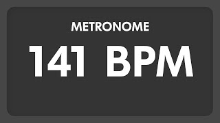 141 BPM  Metronome [upl. by Gerda]