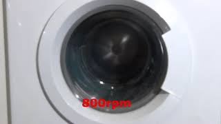 Essentials C510WM13  Cotton rinse inter spin 1000rpm Part 6 [upl. by Rihat]