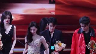 zhaolusi Fancam Update 240113  Weibo Night Weibo Actor Of The Year Award bailu dylanwang [upl. by Silma]