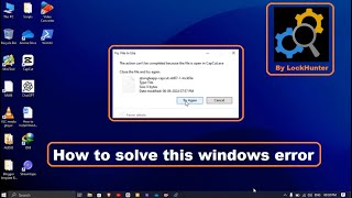 Delete Undeletable Files in Windows with LockHunter [upl. by Ilanos560]