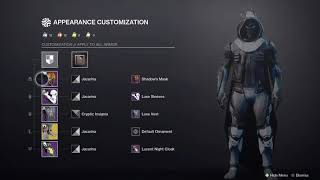 Destiny 2 Faceless Hunter look NEW FREE WAY [upl. by Sigfrid]