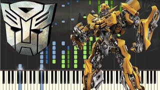 Transformers  Arrival to Earth Official Piano Tutorial Synthesia  Kyle Landry  SHEETSMIDI [upl. by Eyahsal]